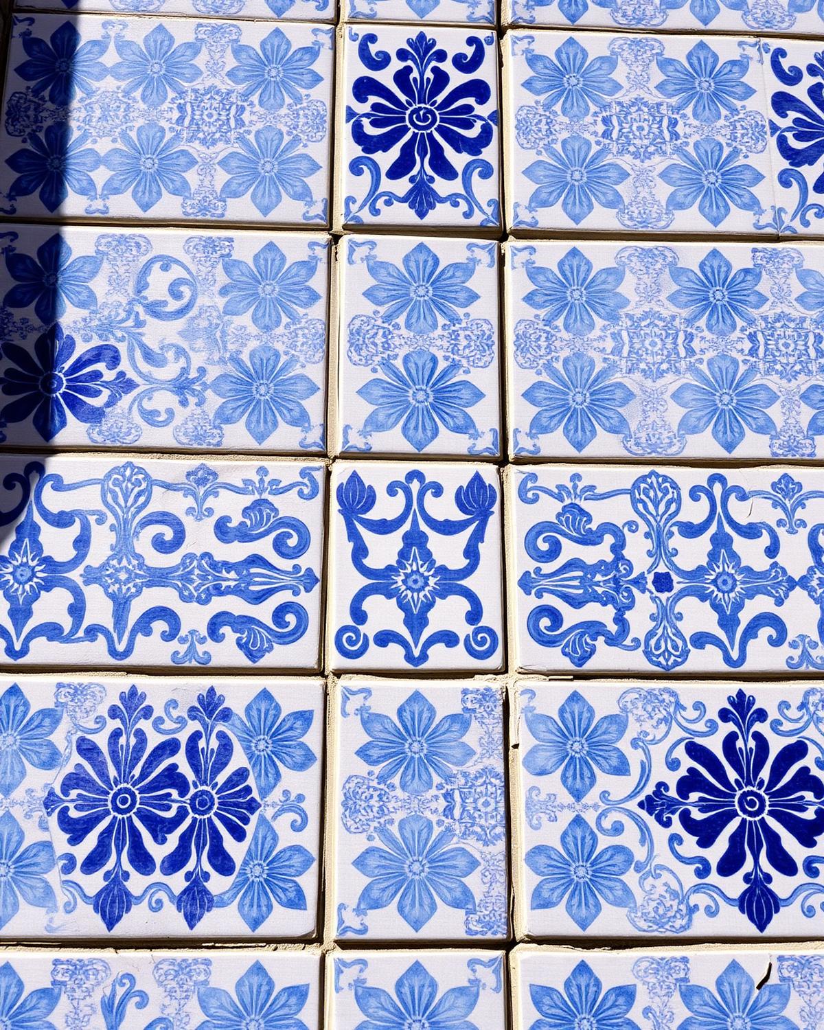 Portugiesische Azulejo-Kacheln