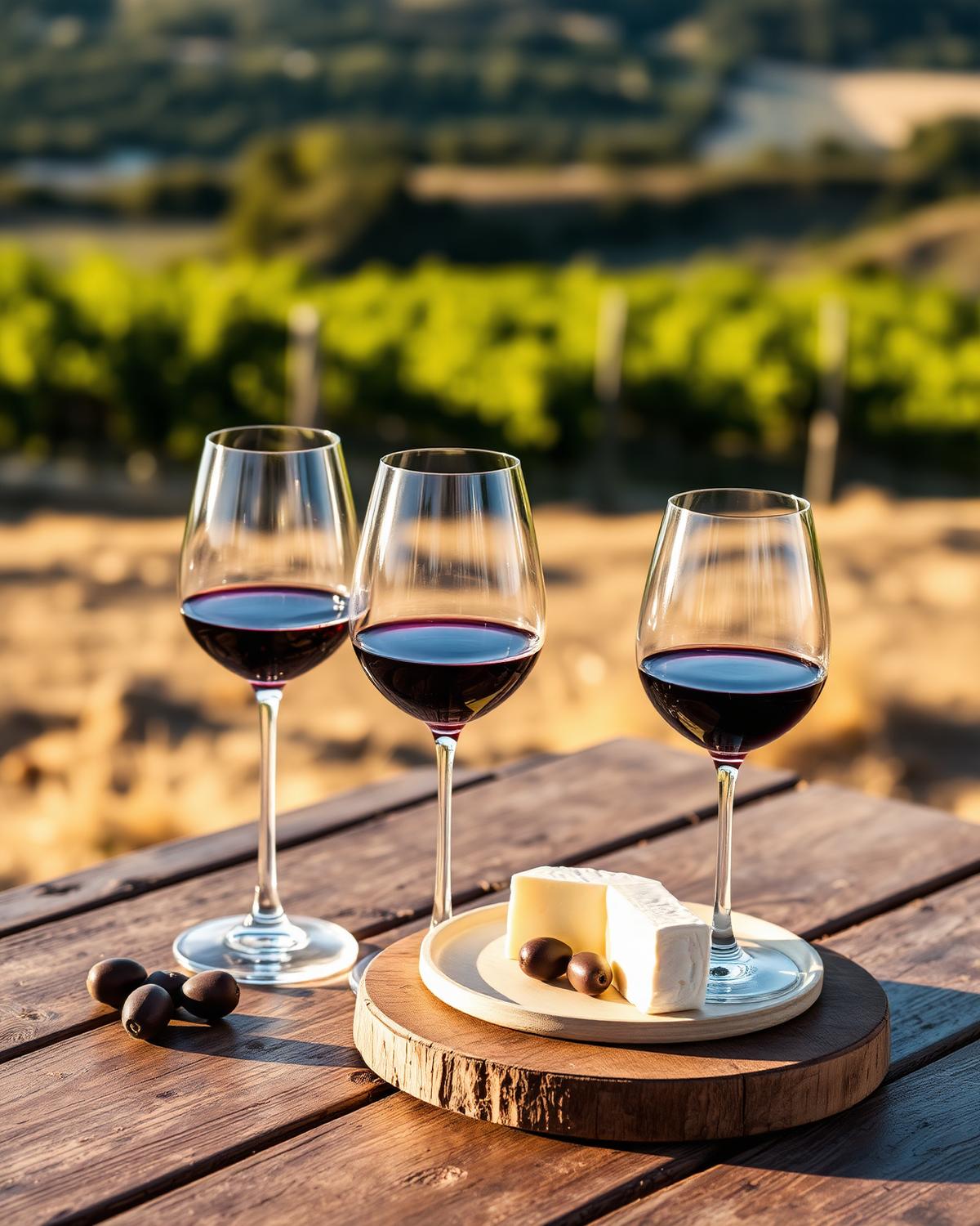 Portugiesische Weinverkostung im Weinberg